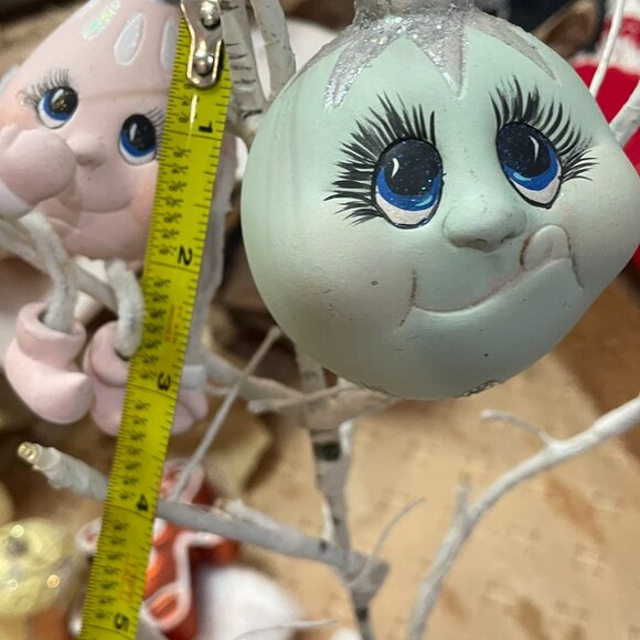 Handpainted Ceramic Ornament Set - Picture 3 of 4